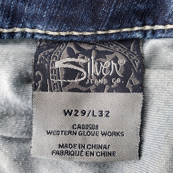 Silver Berkley Skinny Slim Women's Size 29/32 Jeans Actual 29x31.5 Denim - Picture 16 of 16